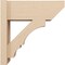 Ekena Millwork 8-in W x 20-in D x 20-in H Balboa Slat Rough Cedar Woodgrain TimberThane Outlooker, Primed Tan OUTUR080X20X20BOA24RCPR - alternate 4